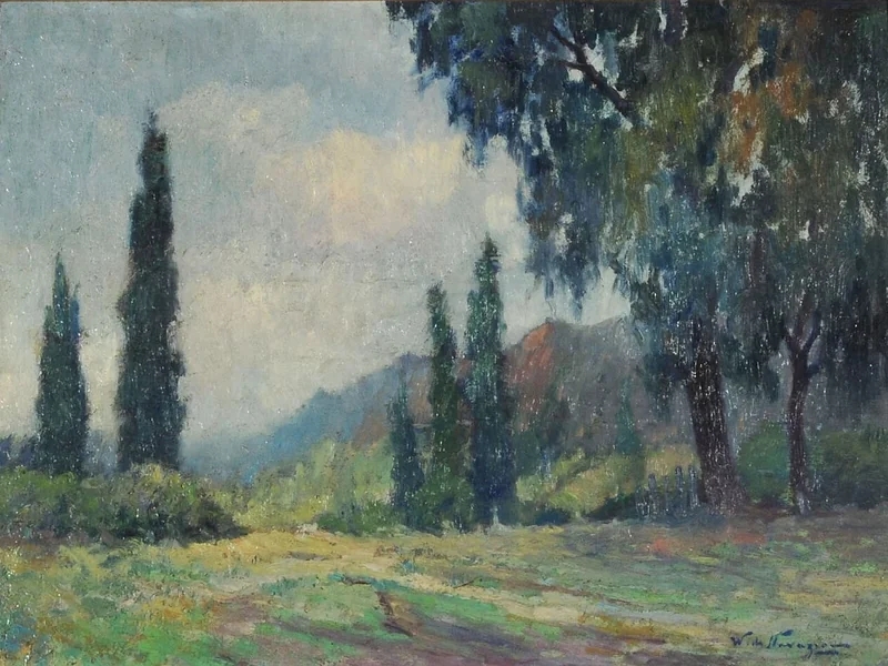 1887-Walter de Navazio - Paesaggio